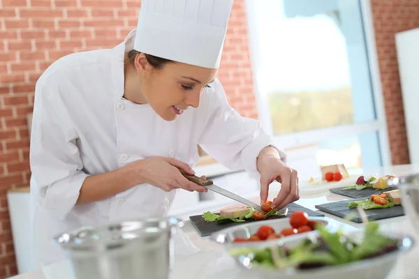 depositphotos 67892373 stock photo cook preparing appetizer
