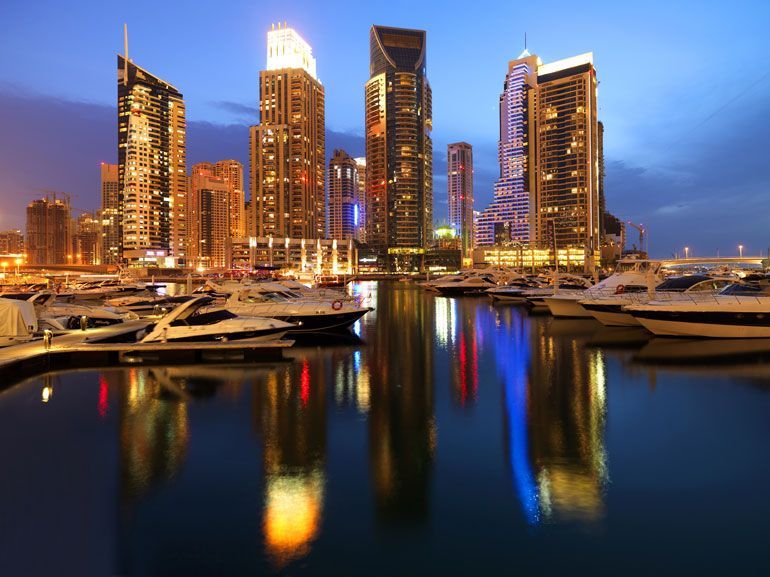 dubai-marina-night dubai marina night