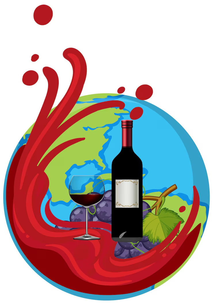 vecteur concept vin rouge boire 1308 114858